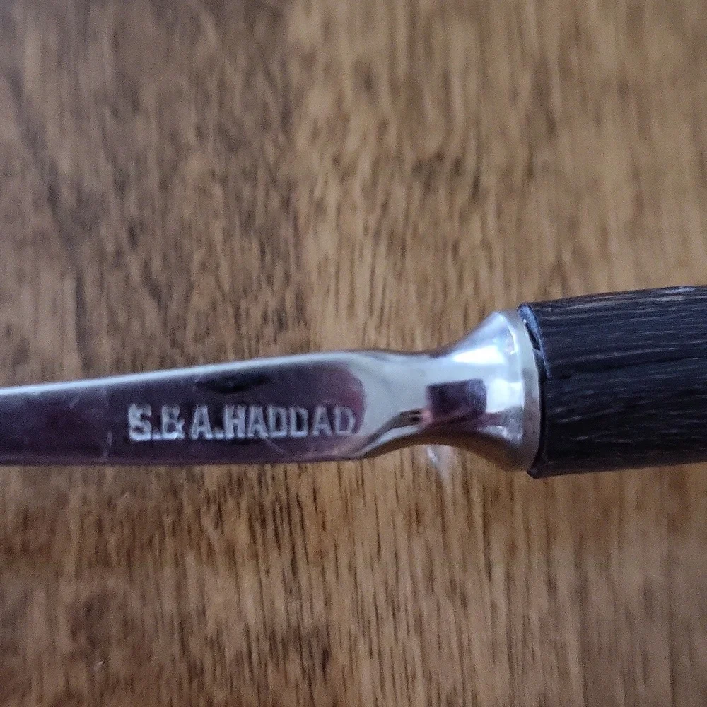 Vintage Haddad Jezzine Carved Phoenix Bird Handle Spoon